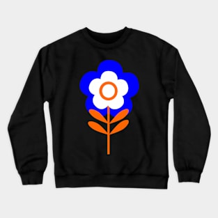 Retro Flower Crewneck Sweatshirt